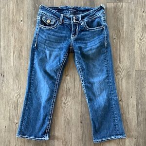 Womens Vigoss The New York Capri Jeans size 1/2